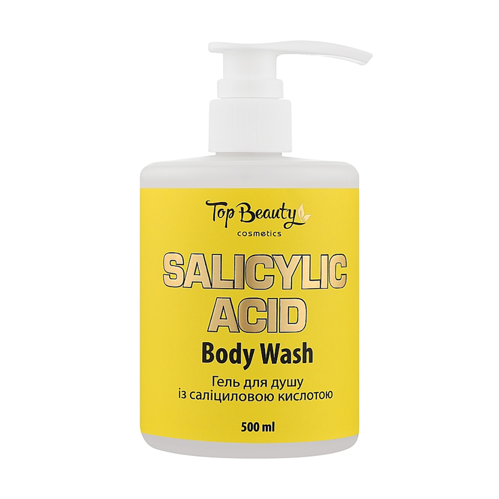 Гель для душу Top Beauty Body Wash для боротьби з акне, із саліциловою кислотою, 500 мл
